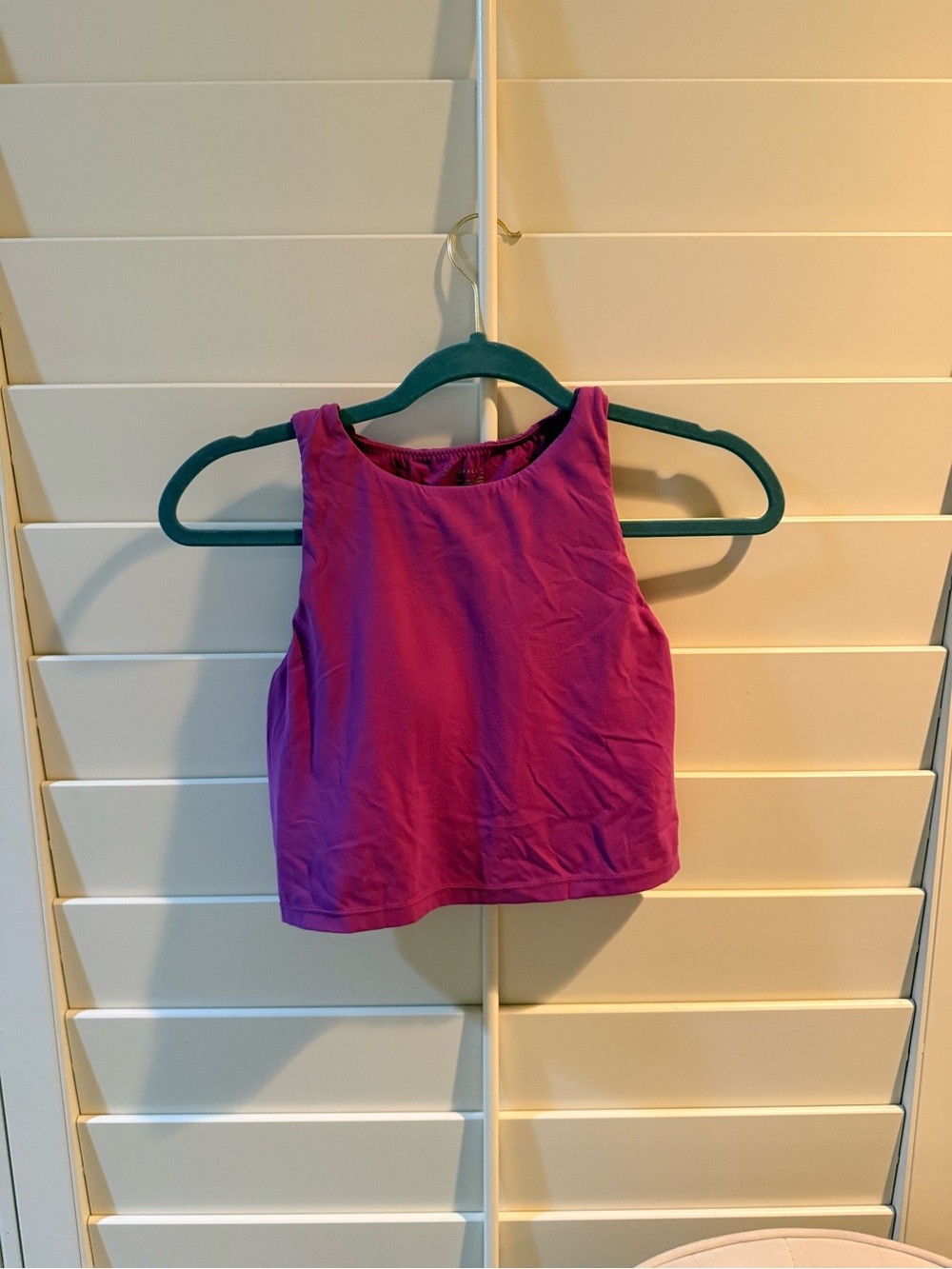 OFFLINE by aerie Purple Cropped Tank Top